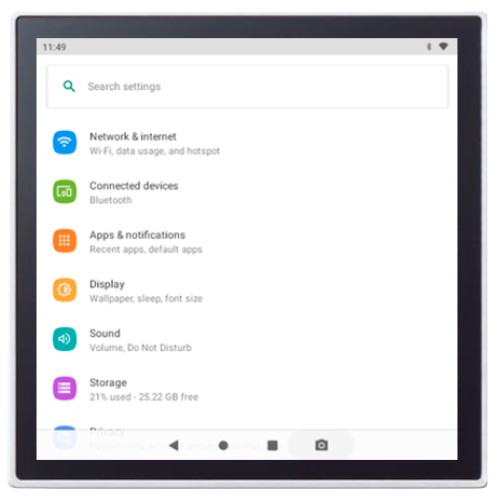 Tablet Dashboard