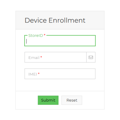 Enroll Form